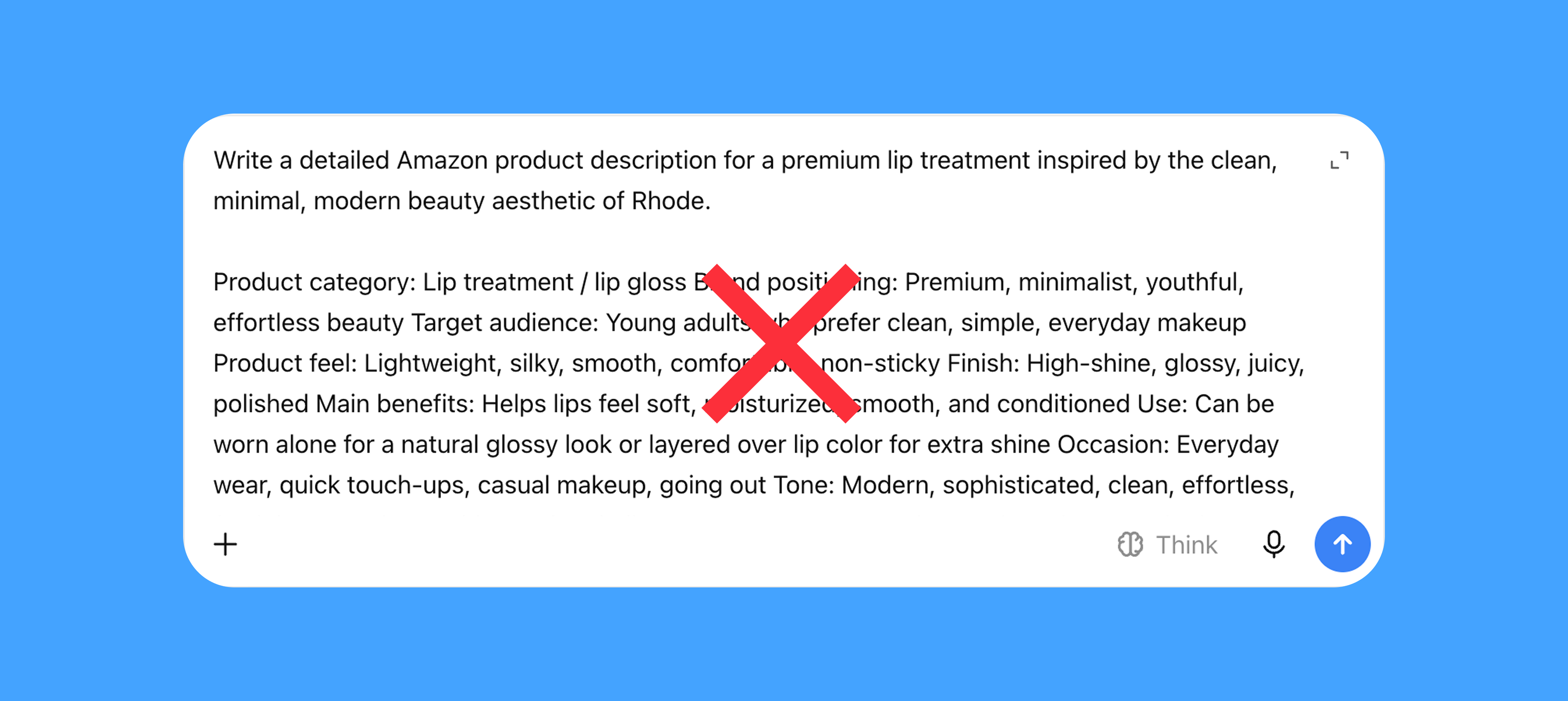 Detailed product description prompt assembled from existing Windly context